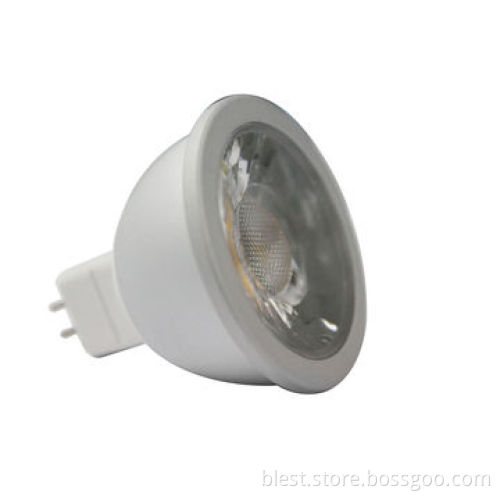 5W GU10 LED bulbs with 85-265V, DC12V working voltages, aluminum and PC body